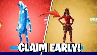 How to get KRISABELLE amp POLAR PEELY EARLY Fortnite Winterfest 2021 [upl. by Dorene]