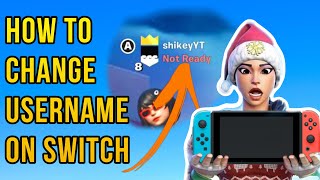 How to Change Name Fortnite Nintendo Switch Chapter 5 Season 4 [upl. by Aenit631]