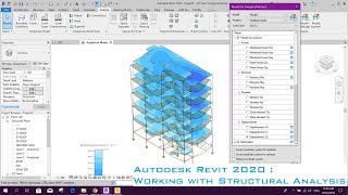 Autodesk Revit 2020  Working with Structural Analysis Toolkit [upl. by Adiam]