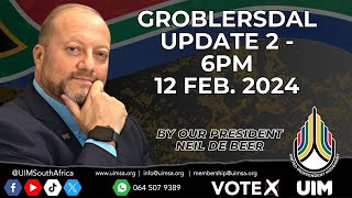 UIM Groblersdal Update 2 live from Facebook 12022024 at 6PM [upl. by Herbie363]