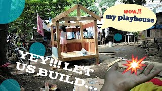 How to build BahayKuboPlayhouse [upl. by Enylrac]