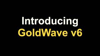 GoldWave v6 [upl. by Carole891]