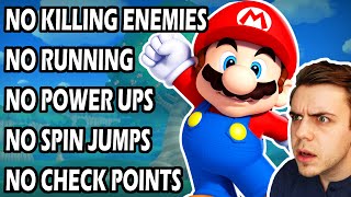 I Created the HARDEST New Super Mario Bros U Challenge  Infinite Bits [upl. by Gerrard]