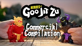 Heroes Of Goo Jit Zu Commercial Compilation Series 1 11 [upl. by Schrick]