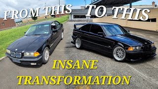 BUILDING A BMW E36 Coupe In 10 Minutes [upl. by Hendrik367]