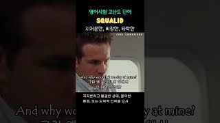 단어 Squalid adj [upl. by Oiramd166]