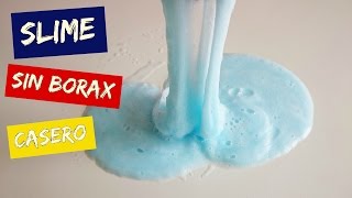 Como hacer SLIME casero SIN BORAX con detergente [upl. by Musetta]