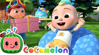 JJs Birthday Musical Chairs Song  CoComelon Nursery Rhymes amp Kids Songs [upl. by Atirehs]