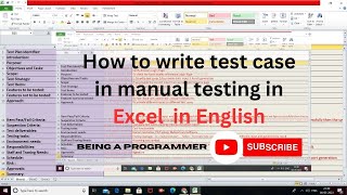 How To Write TEST CASES In Manual Testing  Software Testing [upl. by Llewsor]