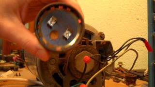 Removing and discharging a start capacitor [upl. by Ailecara575]