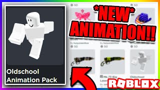 NEW OLD SCHOOL ANIMATION PACK In Roblox  Roblox Made a NEW Animation Pack after 3 YEARS REVIEW [upl. by Hbaruas961]