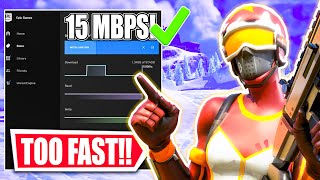 How to Increase Epic Games Download Speed  Update Games 10x Times More Faster [upl. by Bonn27]