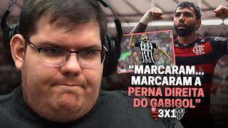 CASIMIRO REAGE FLAMENGO 3 X 1 ATLÉTICO MG  FINAL DA COPA DO BRASIL 2024  Cortes do Casimito [upl. by Airtemak]