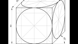 Circulos en Perspectiva Caballera Reducida [upl. by Rosalyn]