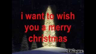 i want to wish you a merry christmas wlyrics [upl. by Obola]