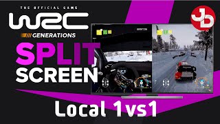 WRC Generations  Local SplitScreen 1vs1  1440p 60fps [upl. by Jacinthe545]