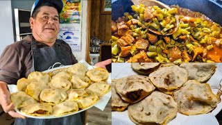 Como Hacer Las Mejores Gorditas De Chicharron Con Nopales🌿💯🐖🌮 [upl. by Yttap]