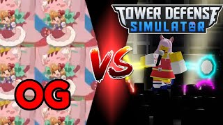 OG neko Dj VS TDS Neko Dj Tower Defense Simulator [upl. by Eener953]