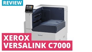 Printerland Review Xerox VersaLink C7000 A3 Colour LED Laser Printer [upl. by Linoel]