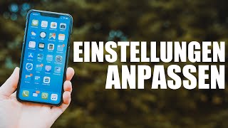 Neues iPhone  Diese Einstellungen sollte man anpassen [upl. by Latvina]