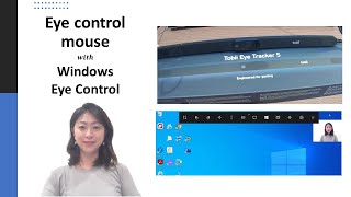 Use a Computer only with Eye Movement  Tobii Eye Tracker 5 with Windows Eye Control [upl. by Dickerson]