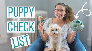 PUPPY SUPPLIES CHECKLIST  Everything You Need for Your Maltipoo Puppy [upl. by Eula]