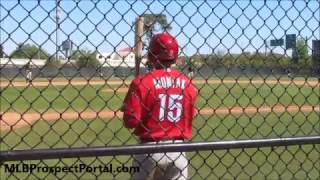 Mickey Moniak  Philadelphia Phillies prospect  2017 minor league spring training [upl. by Anipsed]