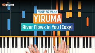 How to Play quotRiver Flows in Youquot by Yiruma Easy  HDpiano Part 1 Piano Tutorial [upl. by Edrei651]