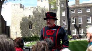 Tower of London Beefeaters Tour Guide [upl. by Airamzul]