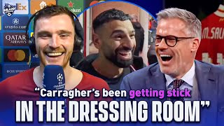 Andy Robertson reveals what Liverpool really think of Carraghers Salah comments 👀  UCL Today [upl. by Anauqcaj]