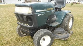 REVIEW  1996 Craftsman 225HP 50quot cut  917251560 [upl. by Wymore]