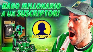 HAGO MILLONARIO A UN SUSCRIPTOR 🤑 EN FC MOBILE  WolvieHD [upl. by Nikolaos]