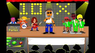 10 Times Table Song  Percy Parker  Just Add A Zero  with animation and lyrics [upl. by Strepphon]