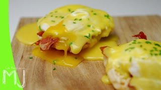 HUEVOS BENEDICT BENEDICTINOS  La receta más completa [upl. by Dnomsaj]