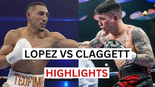 Teofimo Lopez vs Steve Claggett Highlights amp Knockouts [upl. by Flynn]