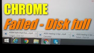 How to fix Chrome Download quotFailed  Disk Fullquot error [upl. by Kreitman]