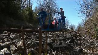 Aveyron  à la découverte du Larzac en vélorail [upl. by Stephenie]