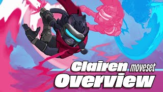 Rivals of Aether 2 Clairen Moveset Overview First Impressions [upl. by Gobert]