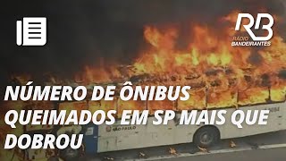 O número de ônibus queimados mais do que dobrou em SP neste ano [upl. by Raouf]