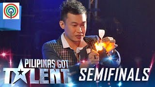 Pilipinas Got Talent Season 5 Live Semifinals Ody Sto Domingo  Close Up Magician [upl. by Yob]