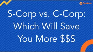 SCorp vs CCorp Which Will Save You More [upl. by Notsek]