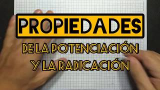 Propiedades de la potenciación y radicación números racionales [upl. by Atteuqram]