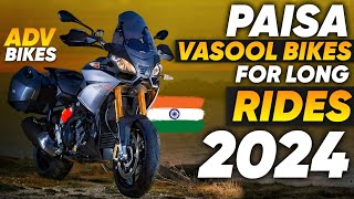 Best Bikes for Long Ride India 2024🏍️Most Comfortable🤩Best Adventure Bikes🔥Best Bike Under 3 Lakhs🔥 [upl. by Oloap]