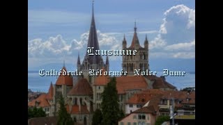 Sonnerie cloches  Lausanne CHVD  Cathédrale Notre Dame  Plénum ᴴᴰ [upl. by Ajay]