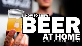 Brewing beer at home with basic equipment BIAB for Beginners [upl. by Terag]