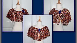 How to Crochet The Whimsical Cape Shawl [upl. by Ayoj]