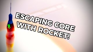 Escaping the Energy Core with a ROCKET in Car Crushers 2 Roblox [upl. by Hunfredo510]