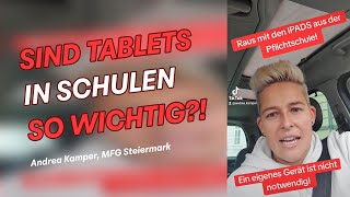 Massen an Tablets für Kinder an Schulen Ist das quotgscheidquot [upl. by Derek543]