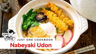 How to Make Authentic Nabeyaki Udon at Home 鍋焼きうどん [upl. by Colligan97]