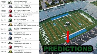 Tulane Football 2024 Schedule Preview amp Prediction [upl. by O'Neill]